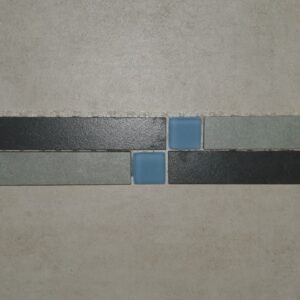 Style GN blue Keramik-Glas Mosaik